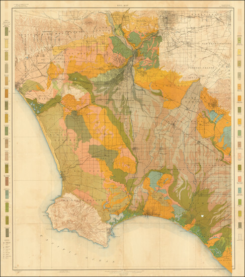 81-California, Los Angeles and Geological Map By U.S. Department of Agriculture