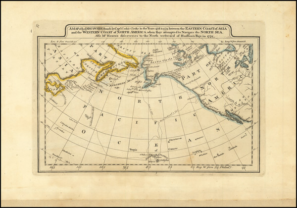 92-Polar Maps, Alaska and Pacific Map By Mathew Carey