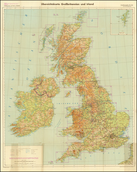 72-England Map By OKH, Gen St d H