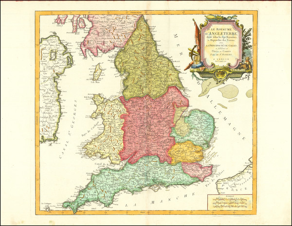 22-England Map By Francois Santini