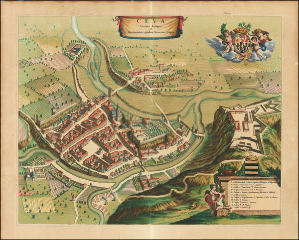 17-Northern Italy and Other Italian Cities Map By Johannes Blaeu