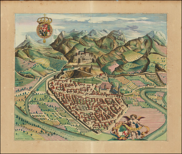 31-Northern Italy and Other Italian Cities Map By Johannes Blaeu