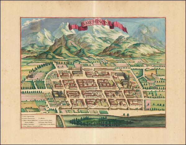 38-Sud et Alpes Française Map By Johannes Blaeu