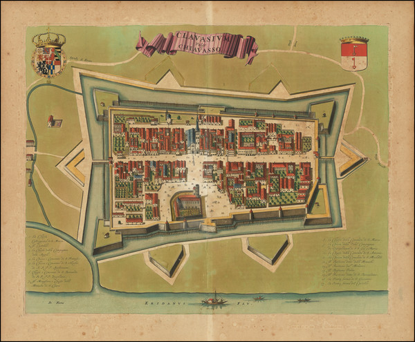 49-Northern Italy and Other Italian Cities Map By Johannes Blaeu