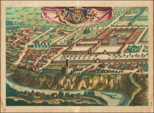 50-Northern Italy and Other Italian Cities Map By Johannes Blaeu / Johannes De Ram