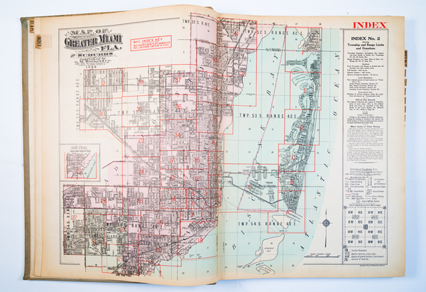 90-Florida and Atlases Map By G.M. Hopkins
