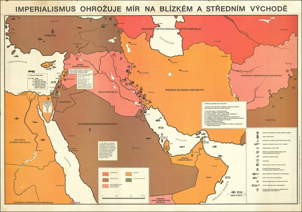 81-Central Asia & Caucasus and Middle East Map By Z. Lipsky / D. Gawlik