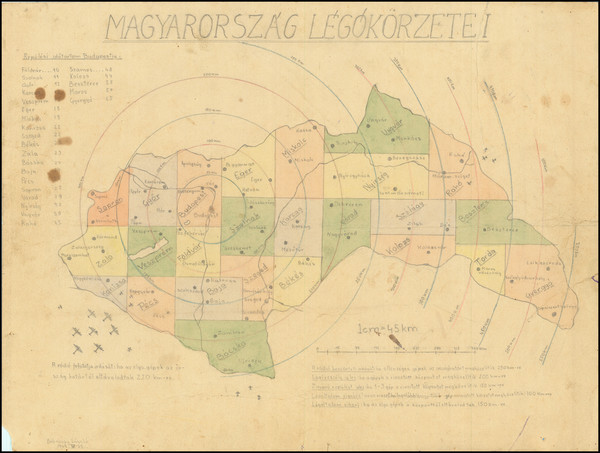 25-Hungary Map By Babdosay Làszló