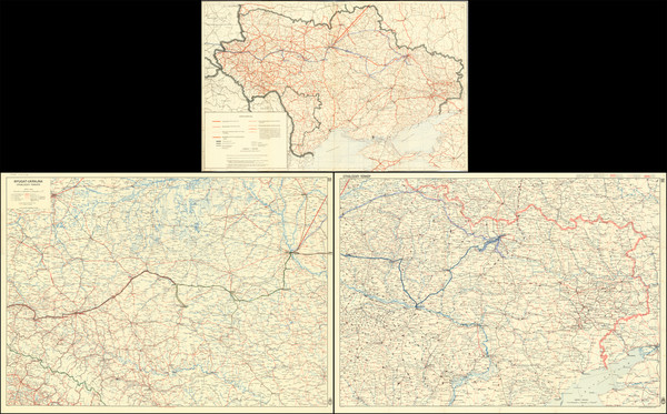 71-Ukraine Map By Magyar Kiralyi Honved Terkepeszeti Intezet