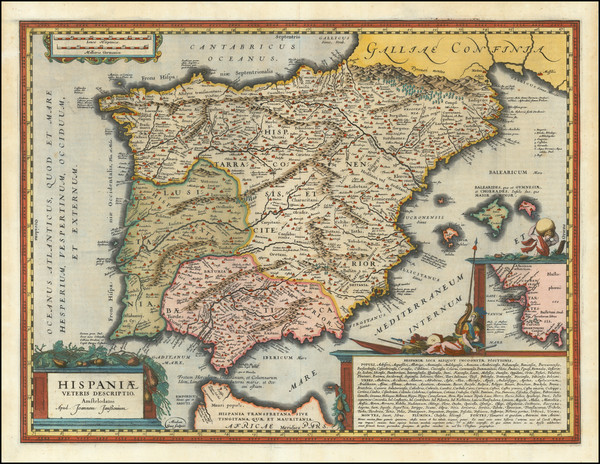 71-Spain and Portugal Map By Jan Jansson