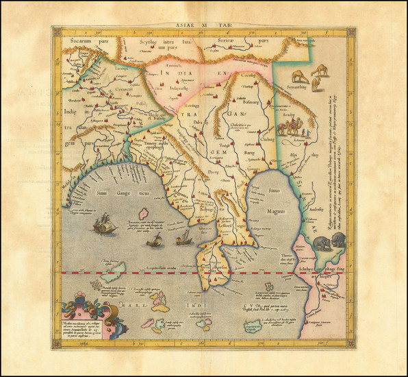 1-India and Southeast Asia Map By  Gerard Mercator