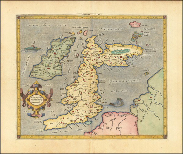 98-British Isles Map By Gerard Mercator