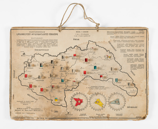 40-Hungary and World War II Map By Kókai Lajos / Turner István