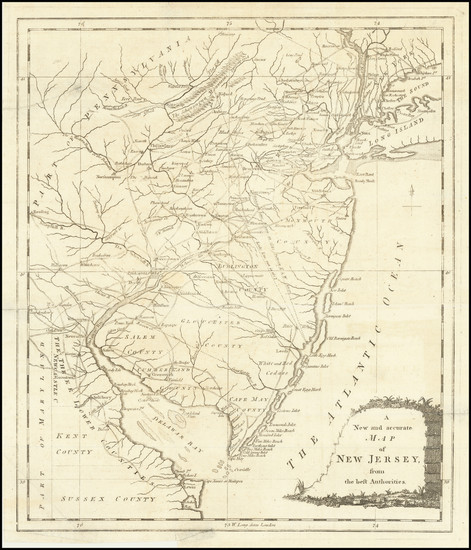 8-New Jersey and American Revolution Map By Universal Magazine