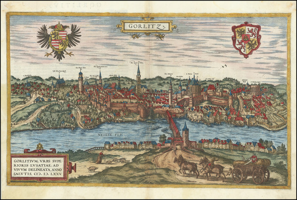 26-Norddeutschland and Mitteldeutschland Map By Georg Braun  &  Frans Hogenberg