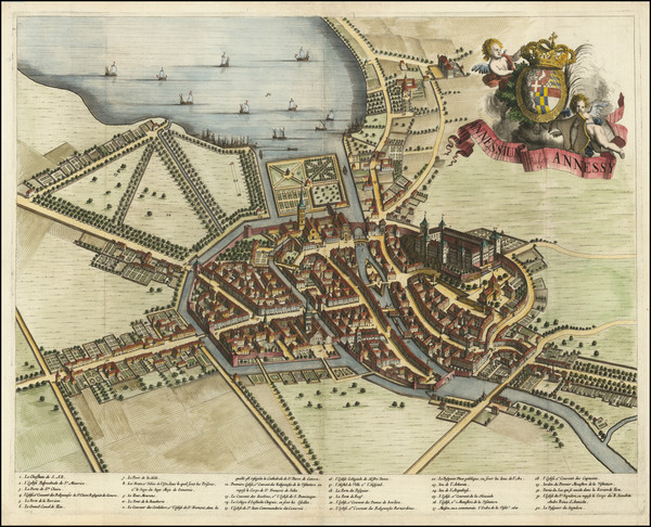 97-Sud et Alpes Française Map By Johannes Blaeu