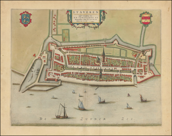 11-Netherlands Map By Johannes Blaeu