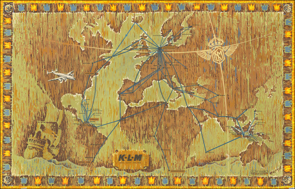 5-World, Pictorial Maps and Travel Posters Map By Jean Strebelle