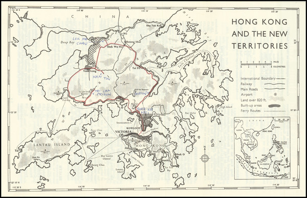 45-Hong Kong Map By Hong Kong Government