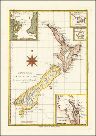 35-New Zealand Map By Rigobert Bonne