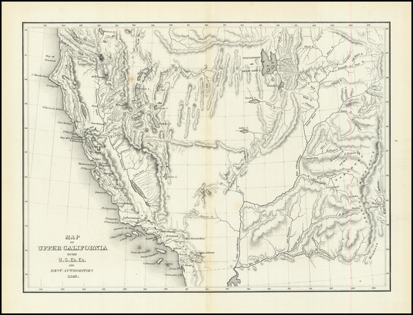 68-Southwest, Arizona, Colorado, Utah, Nevada, Rocky Mountains, Colorado, Utah and California Map 