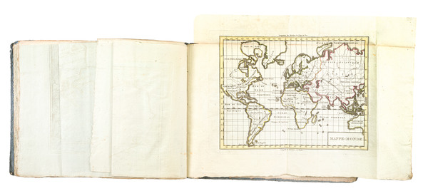 7-Atlases Map By Antoine Court de Gebelin