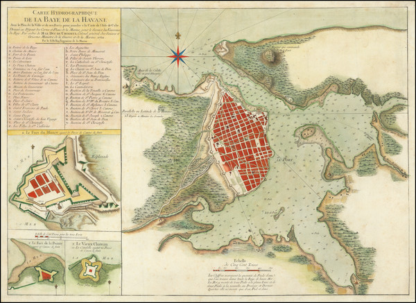 59-Cuba Map By Depot de la Marine