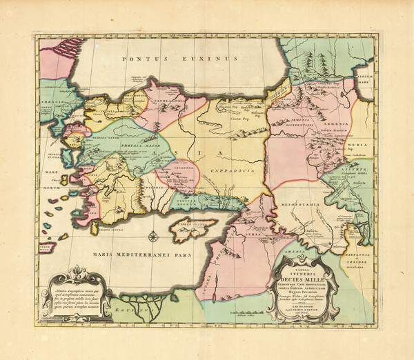 25-Turkey, Turkey & Asia Minor and Greece Map By Pierre Mortier