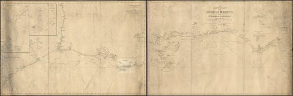 8-Florida, South and Texas Map By E & GW Blunt