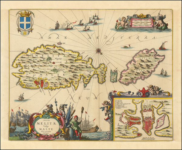 24-Malta Map By Jan Jansson