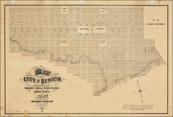 94-San Francisco & Bay Area Map By Britton & Rey