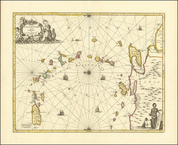 65-Caribbean and Puerto Rico Map By Jan Jansson