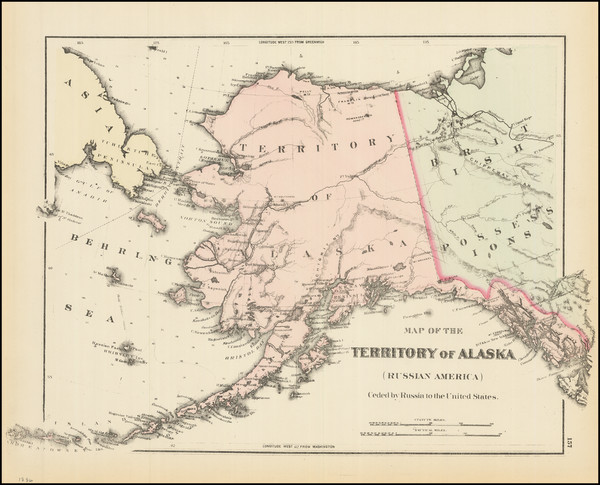 17-Alaska Map By O.W. Gray