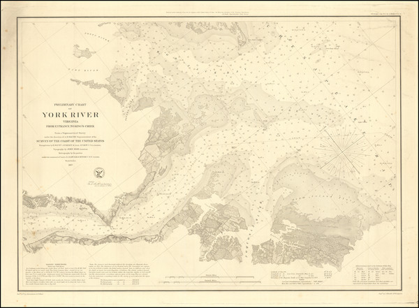 84-Virginia Map By United States Coast Survey