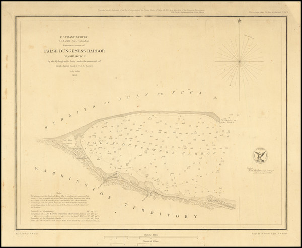 29-Washington Map By U.S. Coast Survey