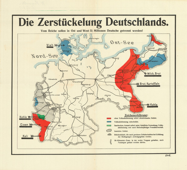 63-World War II and Germany Map By Paul Rühlmann