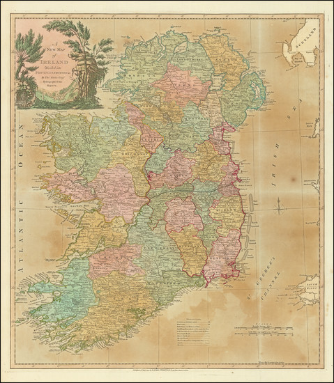 32-Ireland Map By Laurie & Whittle