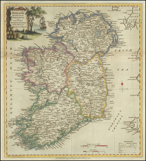 85-Ireland Map By Thomas Kitchin