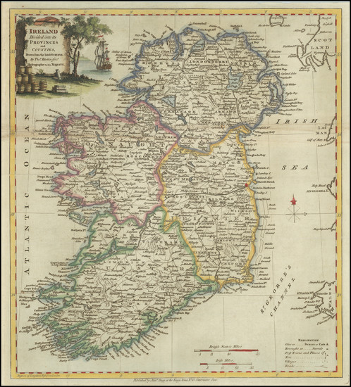 36-Ireland Map By Thomas Kitchin