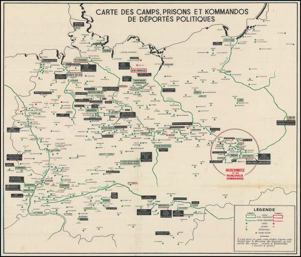 32-World War II Map By Défense de la France