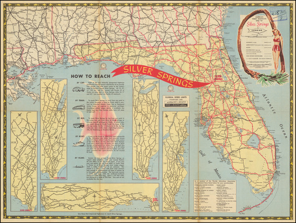7-Florida Map By Ray, Davidson and Ray