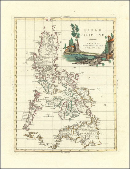 33-Philippines Map By Antonio Zatta