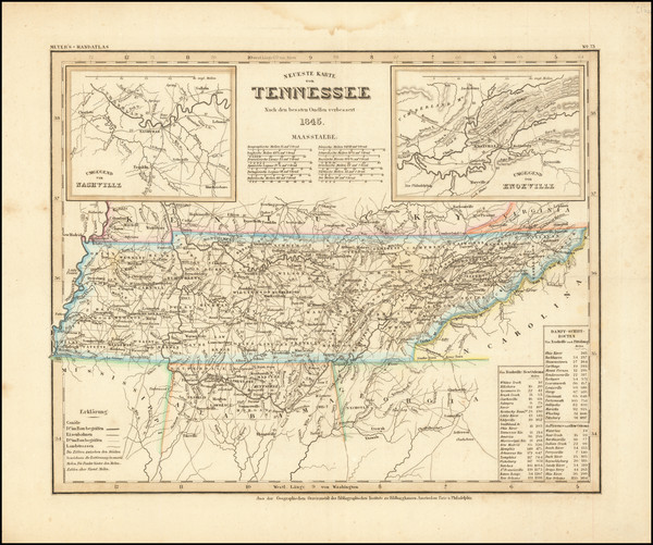 23-Tennessee Map By Joseph Meyer