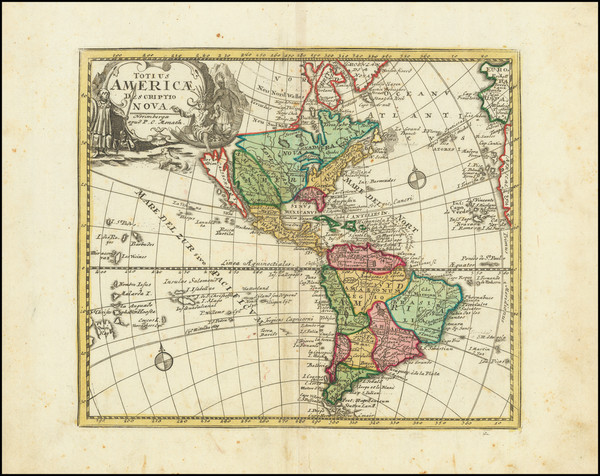 4-California as an Island and America Map By Peter Conrad Monath