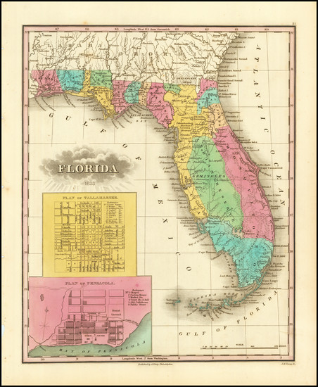 83-Florida Map By Anthony Finley