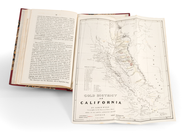 12-Australia, California and Rare Books Map By James Wyld