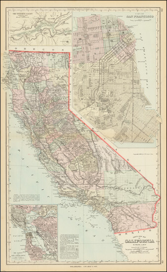 8-California Map By O.W. Gray & Son