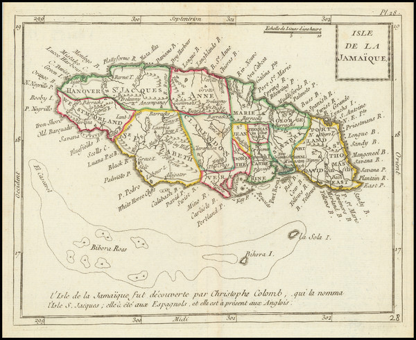 61-Jamaica Map By Citoyen Berthelon