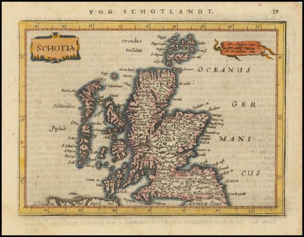 95-Scotland Map By Jan Jansson