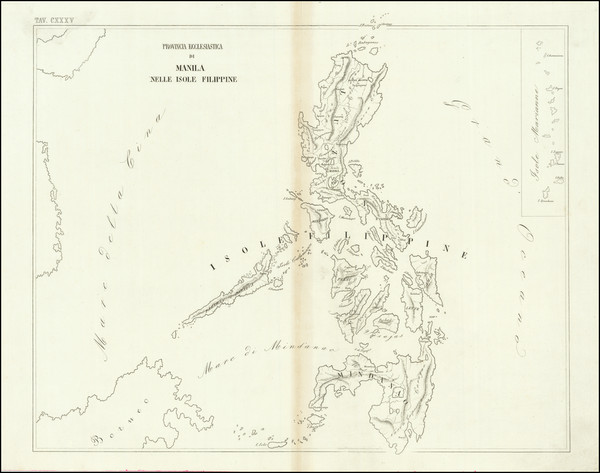 73-Philippines Map By Girolamo Petri
